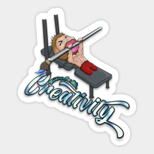 Working Out My Creativity Sticker